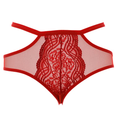 Spitzen-Culotte-Höschen mit Taillenband 21681 Frau