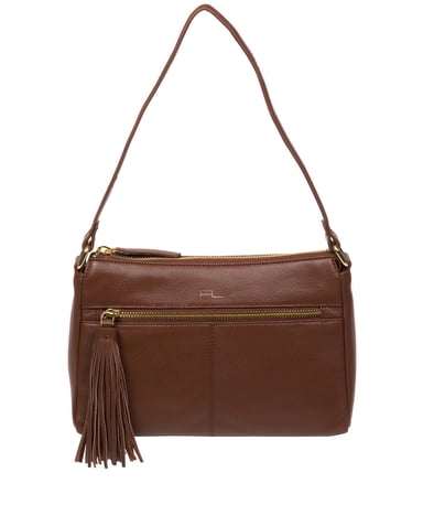 'Isabella' Black Nappa Leather Grab Bag