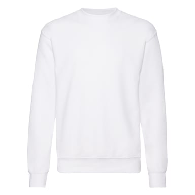 Fruit Of The Loom Herren Set-In Belcoro® Yarn Sweatshirt (Weiß)