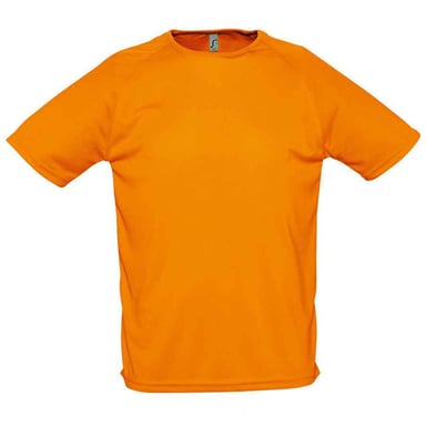 SOLS - "Sporty" T-Shirt für Herren Raglanärmel (Neon-Orange)