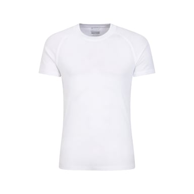 Mountain Warehouse Herren Talus Rundhalsausschnitt Kurzarm Thermal Top (Weiß)
