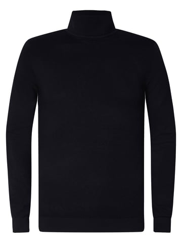 Petrol Industries - Essential Rollkragenpullover Männer - Schwarz