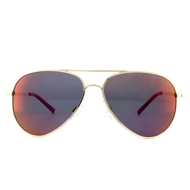 Polaroid Kinder Aviator Kidss Gold Grau Rosa Spiegel polarisierte Sonnenbrille
