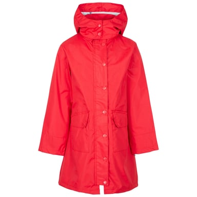 Trespass Mädchen Drizzling Wasserdichte Jacke (Rot)