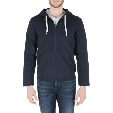 19V69 Italia Herren Kapuzenpullover Marineblau THOMAS NAVY BLUE