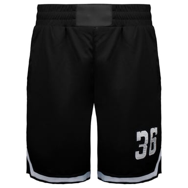 BoxRaw 36 von Teddy Herren Schwarze Atlas-Shorts
