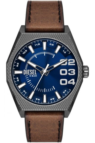 Diesel Scraper Braun Herren Armbanduhr DZ2189