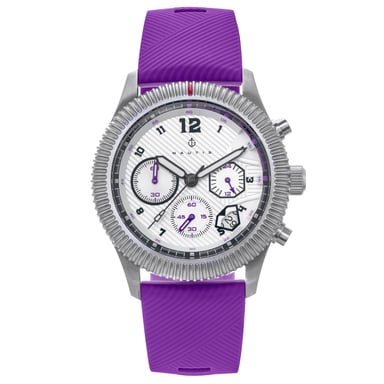 Nautis Meridian Chronograph Armbanduhr w/Datum - lila