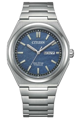 Citizen Silber Herren Armbanduhr AW0130-85LC