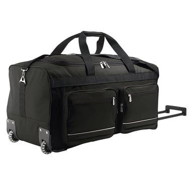 SOLS Voyager Rollende Reisetasche (Schwarz)