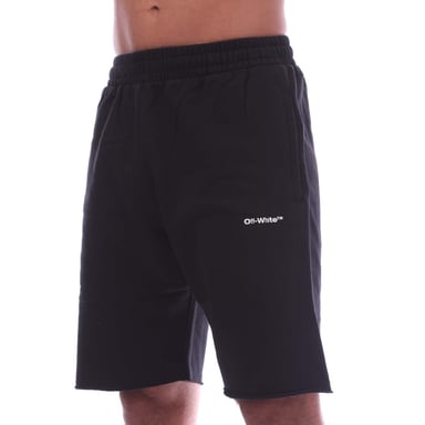 Off-White Welle raus! Schwarze Sweatshorts von Diag Design