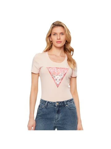 Guess Damen-T-Shirt Rn Dreieck