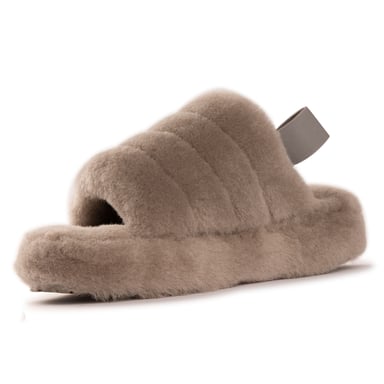 Aus Wooli Australia Damen Schafsfell Wolle Sorrento Sandalen