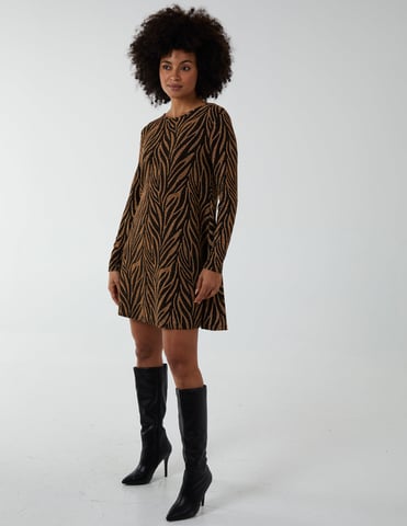 Lurex Swing Mini Dress