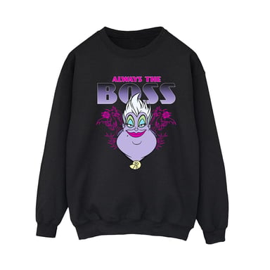 Disney - "The Little Mermaid Mum Is The Boss" Sweatshirt für Damen (Schwarz)