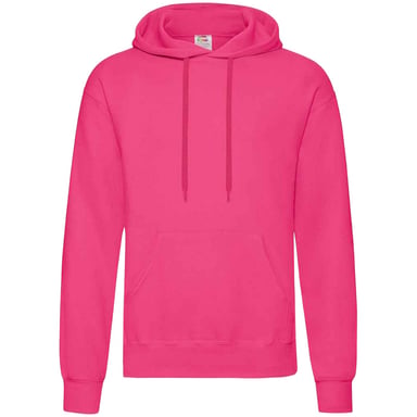 Fruit of the Loom - "Classic" Sweatshirt mit Kapuze für Herren/Damen Unisex (Fuchsie)