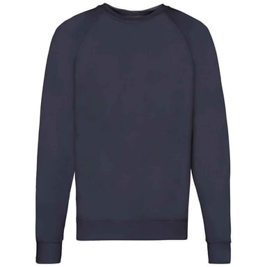 Fruit of the Loom - Sweatshirt für Herren/Damen Unisex Raglanärmel (Marineblau)