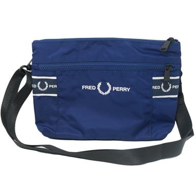 Fred Perry – Umhängetasche „French Navy“ mit Grafikband