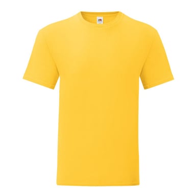Fruit of the Loom - "Iconic 150" T-Shirt für Herren (Sonnenblume)