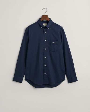 GANT Mens Regular Fit Long Sleeve Poplin Shirt
