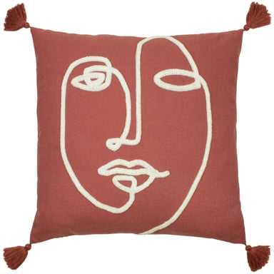 furn. Uno Face Abstract Tufted Cushion Cover