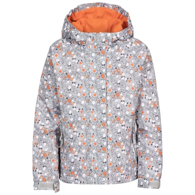 Trespass Kinder / Mädchen Regenjacke Hopeful, wasserfest (Grau gemustert)