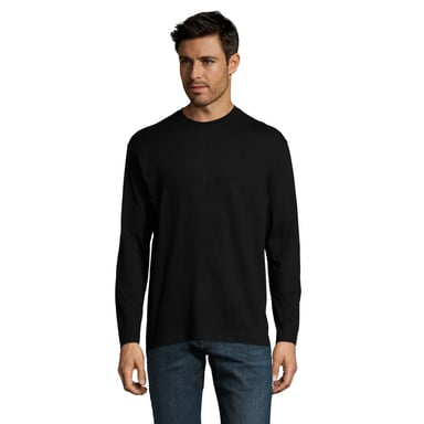 SOLS - "Monarch" T-Shirt für Herren Langärmlig (Schwarz)
