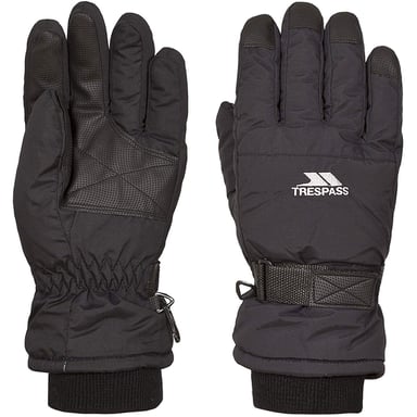 Trespass Kinder Skihandschuhe Gohan II (Schwarz)