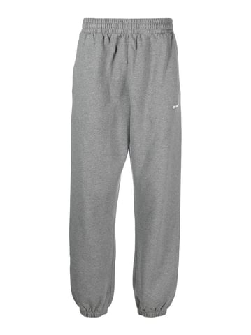 Off-White Wave Outline Diagonal bedruckte Jogger in Grau