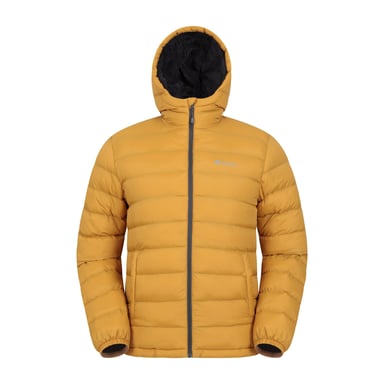 Mountain Warehouse Mens Seasons Kunstfell gefüttert gepolsterte Jacke (Senf)
