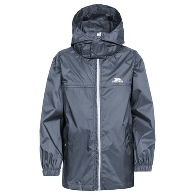 Trespass Packup - Veste imperméable - Enfant unisexe (Gris)