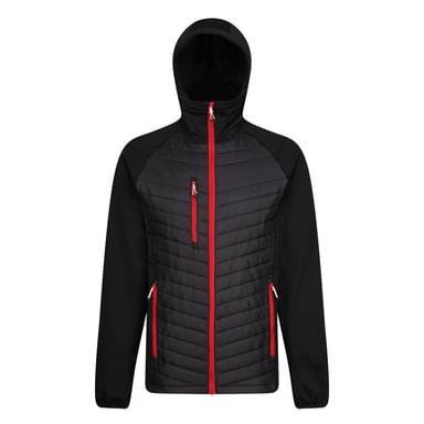 Regatta - "Navigate" Hybridjacke für Herren (Schwarz/Rot)