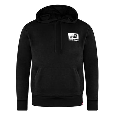Neues Gleichgewicht Long Sleeve Black Pullover Men Essentials ID Hoodie MT13516 BK