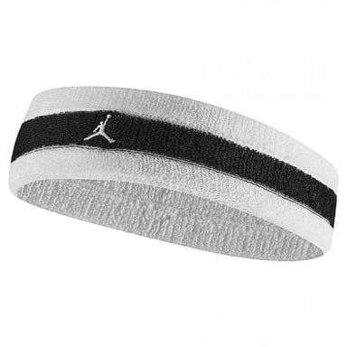 Nike - "Jordan" Stirnband (Weiß/Schwarz)