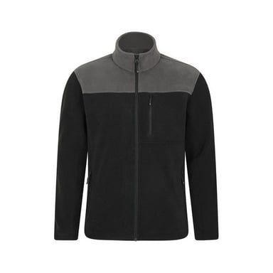 Mountain Warehouse Herren Buchanan Fleece Jacke (Dunkelgrau)