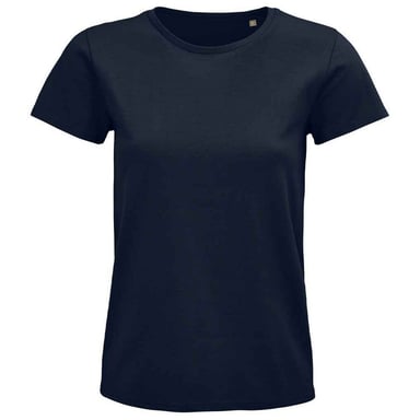 SOLS - "Pioneer" T-Shirt Baumwolle aus biologischem Anbau für Damen (Dunkelblau)