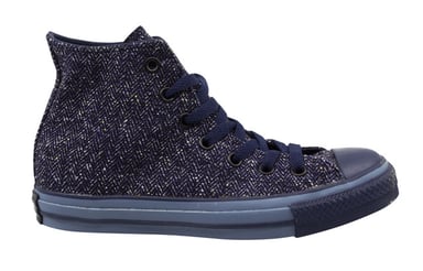 Converse Chuck Taylor Fischgräten -Herren Navy Plimsolls