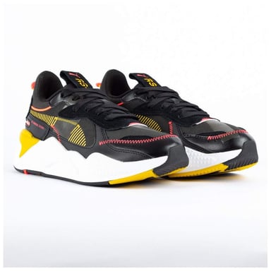 Puma RS-X Proto Black Sulfur Low Lace Up Damen-Laufschuhe 369912 03