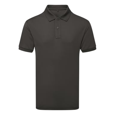 Asquith & Fox - "Glacier Tech" Poloshirt für Herren (Holzkohle)