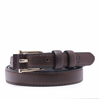 Womens Brown Leather Belt