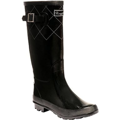 Regatta Damen Gummistiefel Ly Fairweather II (Schwarz/Silber)