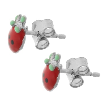 Orphelia 'Apfel' Ohrstecker aus 925er Sterlingsilber für Kinder - Silber ZO-7149
