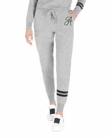Crown Of Edinburgh Pantalon De Survãªtement En Cachemire Morningside Gris A