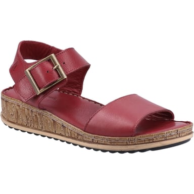 Hush Puppies Damen/Damen Ellie Leder Sandalen (Bordeaux)