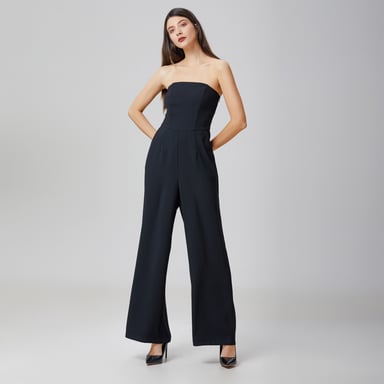 Minimalistischer Bustier-Overall