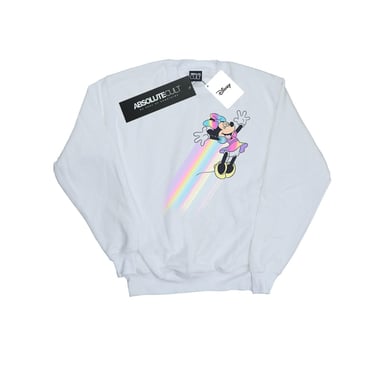 Disney Damen/Damen Minnie Mouse Whoosh Sweatshirt (Weiß)