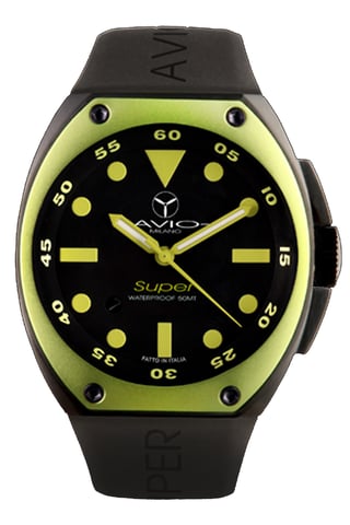 Avio Milano Herrenuhr Super Schwarz
