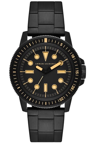 Armani Exchange Leonardo Schwarz Herren Armbanduhr AX1855