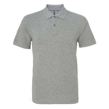 Asquith & Fox Mens Plain Kurzarm-Poloshirt (Heather)