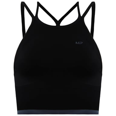 MyProtein Adapt Seamless Damen Sport-BH Schwarz